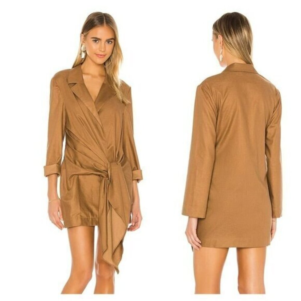L'Academie The Snoh Mini Dress - Tiramisu Brown